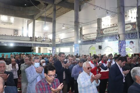 تصاویر/ حضور پرشکوه مردم در نماز جمعه شهرستان قروه