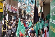 تجمع آوارگان فلسطینی در لبنان برای محکومیت جنایات صهیونیست‌ها در غزه + عکس