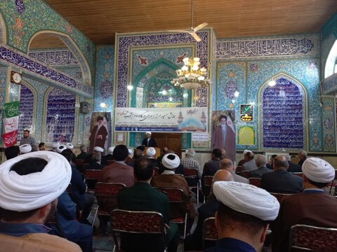 تصاویر/ برگزاری همایش مسجد طراز اسلامی در گام دوم انقلاب در مسجد جامع میانه