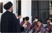 حضور دانش آموزان رفسنجانی در طرح «مدرسه عشق» مدرسه علمیه امام حسن مجتبی (ع) + عکس