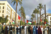 ज़ायोनी आक्रामकता के खिलाफ मोरक्को में  ज़ोरदार विरोध प्रदर्शन