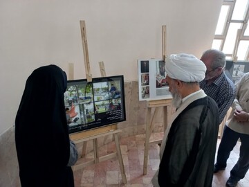 تصاویر/ حضور امام جمعه آران و بیدگل در هنرستان دخترانه شهید صالحیار