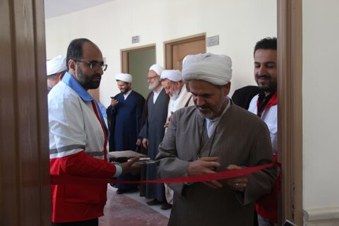 تصاویر / افتتاح خانه هلال مرکز مدیریت حوزه علمیه استان قزوین