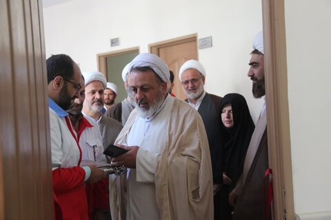 تصاویر / افتتاح خانه هلال مرکز مدیریت حوزه علمیه استان قزوین