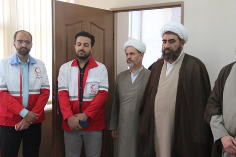 تصاویر / افتتاح خانه هلال مرکز مدیریت حوزه علمیه استان قزوین
