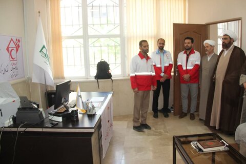 تصاویر / افتتاح خانه هلال مرکز مدیریت حوزه علمیه استان قزوین