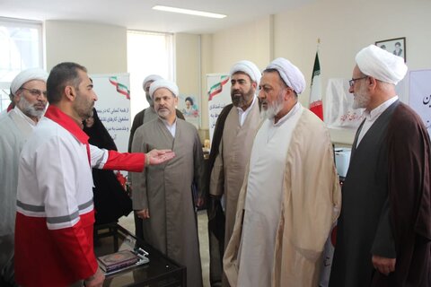 تصاویر / افتتاح خانه هلال مرکز مدیریت حوزه علمیه استان قزوین