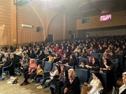 استقبال هزار نفری بانوان اردکانی از نمایش گروه هنری بانوان طلبه اردکانی