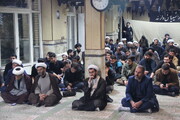 فیلم| مراسم عزاداری شهادت امام جعفر صادق (ع) در مسجد شیخ الاسلام قزوین