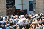 تصاویر/  مراسم سوگواری به مناسبت شهادت امام جعفر صادق (ع) در اشتهارد