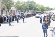 تصاویر/ مراسم عزاداری خیابانی به مناسبت شهادت امام صادق (ع) در شهرستان سلماس