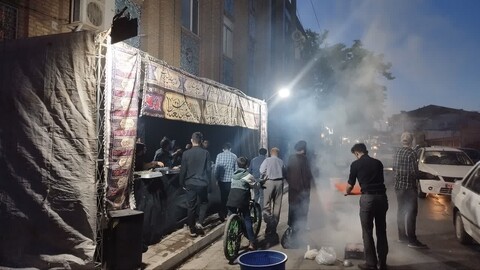 تصاویر/ برپایی موکب وصال به مناسبت شهادت امام صادق(ع) در قزوین