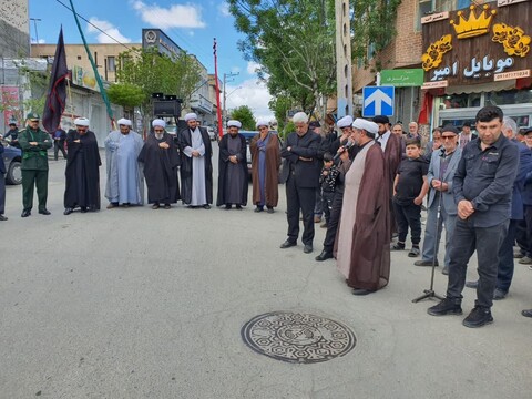 تصاویر / مراسم عزاداری خیابانی به مناسبت شهادت امام صادق (ع) در چالدران