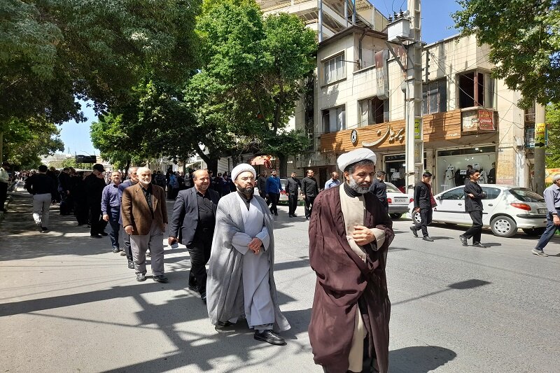 مراسم سالروز شهادت امام جعفر صادق(ع) در کرمانشاه برگزار شد + عکس