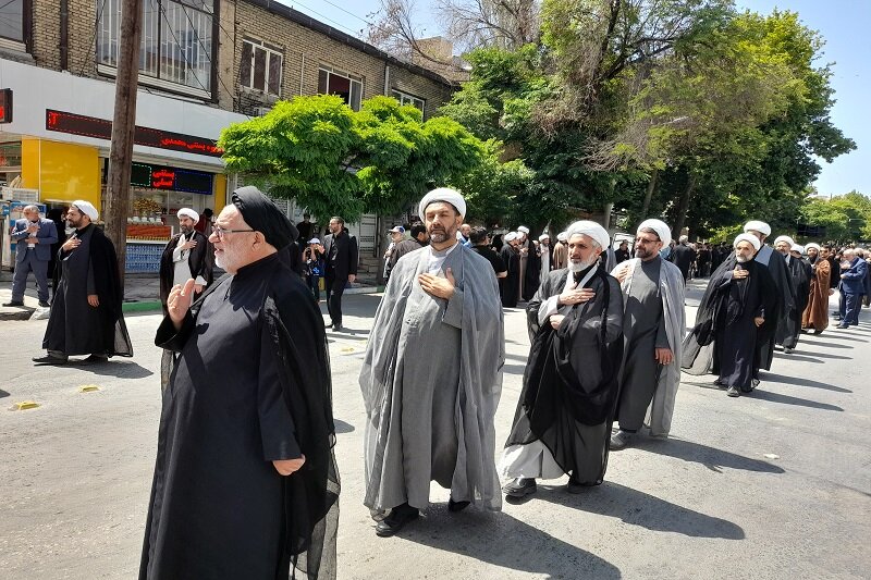 مراسم سالروز شهادت امام جعفر صادق(ع) در کرمانشاه برگزار شد + عکس