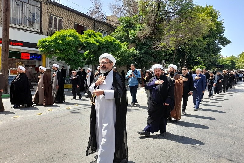 مراسم سالروز شهادت امام جعفر صادق(ع) در کرمانشاه برگزار شد + عکس