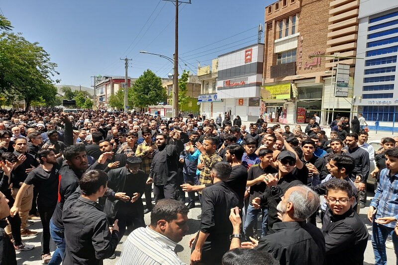 مراسم سالروز شهادت امام جعفر صادق(ع) در کرمانشاه برگزار شد + عکس