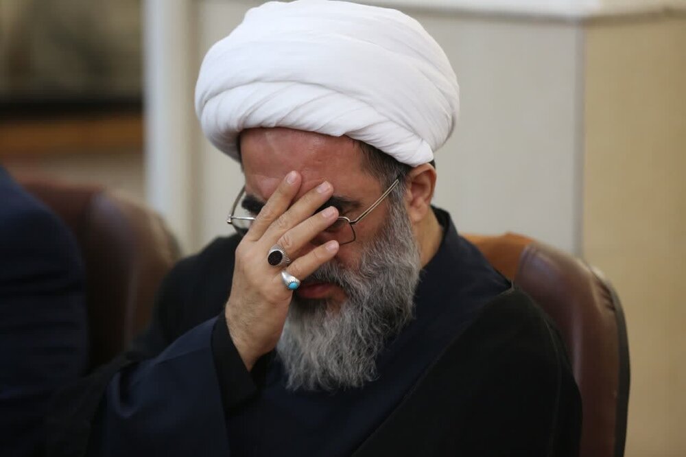 مراسم عزاداری امام صادق (ع) در دفتر مرحوم آیتالله فاضل لنکرانی برگزار شد