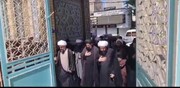 فیلم | دسته عزاداری طلاب و اساتید مدرسه علمیه امام صادق علیه السلام ورامین