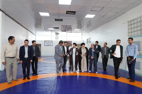 افتتاح سالن کشتی شهید امنیت سید روح الله عجمیان در لرستان