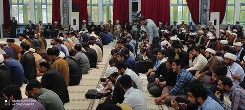 گزارش تصویری از دیدار طلاب،فضلا و مبلغین استان کهگیلویه و بویراحمد با آیت الله اعرافی