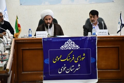تصاویر/ برگزاری جلسه شورای فرهنگ عمومی شهرستان خوی