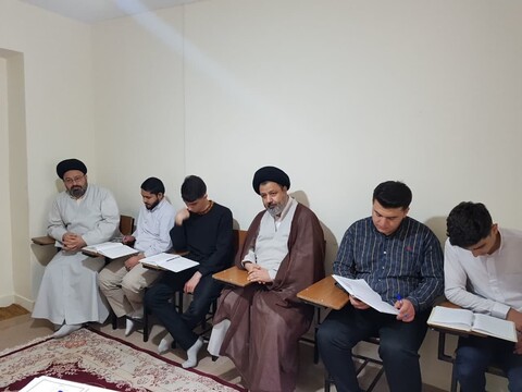 تصاویر/ بازدید امام جمعه ماکو در کلاس های درس مدرسه علمیه امام خمینی (ره)