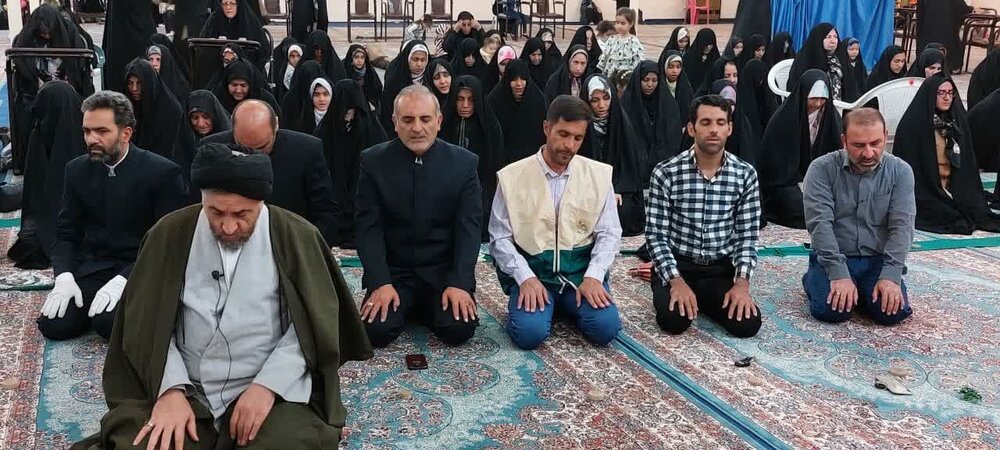 اجتماع دختران نوش آبادی به مناسبت سالروز میلاد حضرت معصومه(س)