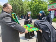 تصاویر/ حضور خادمین حرم مطهر رضوی در دانشگاه فرهنگیان ارومیه