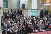 تصاویر/ جشن شادیانه «من یک دخترم» در امامزاده عبدالله لتحر کاشان