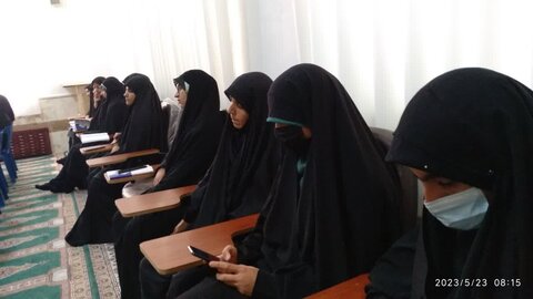 مراسم کلنگ زنی مهدکودک مدرسه علمیه خواهران خورموج
