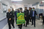 فیلم| عیادت خادمان رضوی از بیماران بیمارستان تامین اجتماعی بوشهر