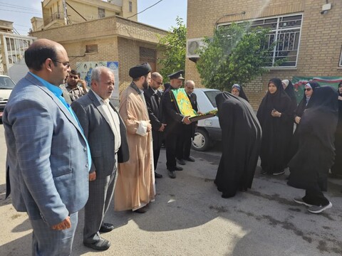 تصاویر/ حضور خدام رضوی در دانشگاه فرهنگیان بوشهر