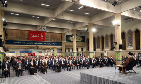تصاویر/ دیدار نمایندگان مجلس شورای اسلامی با رهبر معظم انقلاب