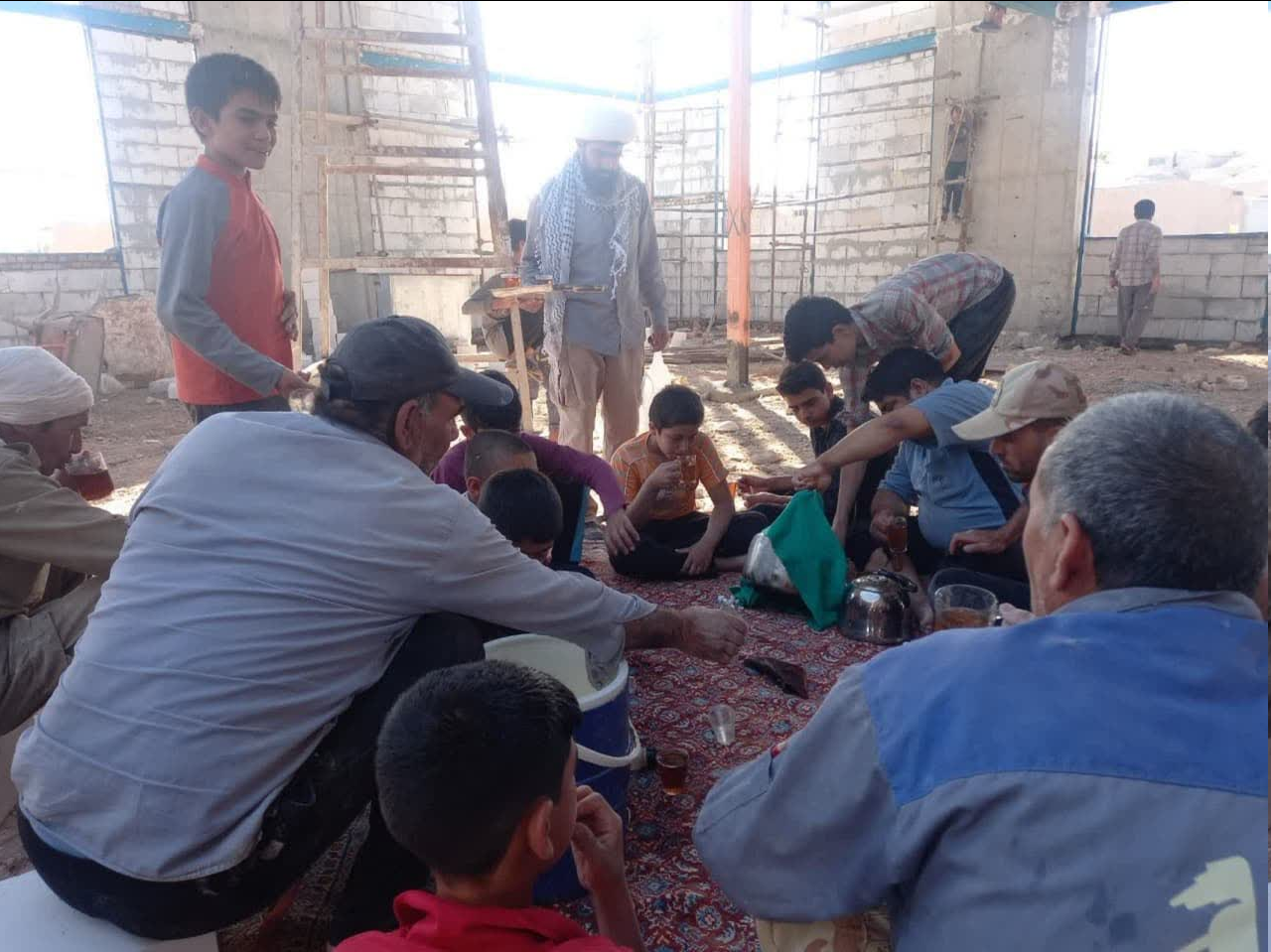 اجرای طرح «۳۰ شب، ۳۰ لبخند» در روستای شاهرخت/ برگزاری اردوی جهادی ۷۰ دانش آموز