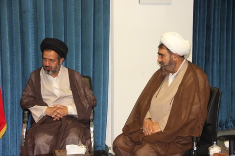 تصاویر / دیدار مدیر ارزیابی ونظارت آموزش معاونت آموزش حوزه های علمیه کشور با نماینده ولی فقیه در استان قزوین