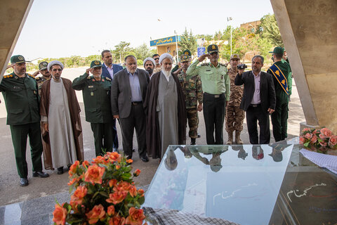 تصاویر / مراسم صبحگاه مشترک در سالروز آزادسازی خرمشهر با حضور نماینده ولی فقیه در استان قزوین