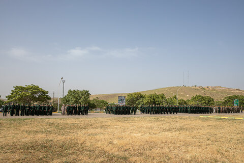 تصاویر / مراسم صبحگاه مشترک در سالروز آزادسازی خرمشهر با حضور نماینده ولی فقیه در استان قزوین