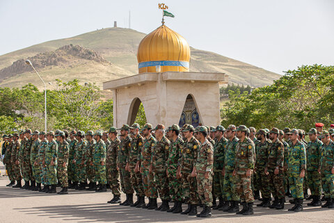 تصاویر / مراسم صبحگاه مشترک در سالروز آزادسازی خرمشهر با حضور نماینده ولی فقیه در استان قزوین