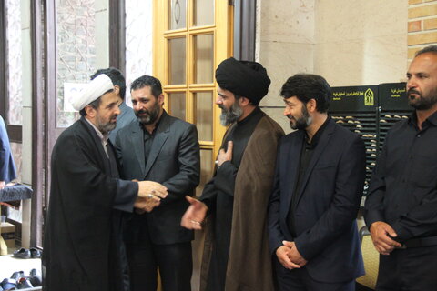 تصاویر / مراسم اربعین حجت الاسلام قوامی فیشانی با حضور نماینده ولی فقیه در استان قزوین