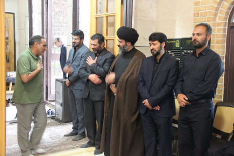 تصاویر / مراسم اربعین حجت الاسلام قوامی فیشانی با حضور نماینده ولی فقیه در استان قزوین