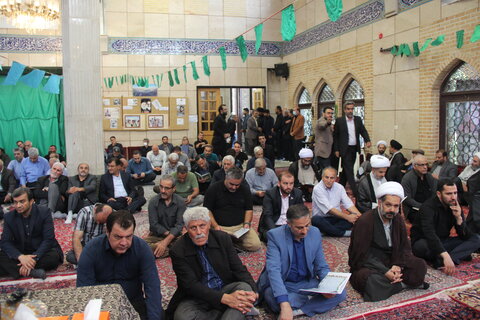 تصاویر / مراسم اربعین حجت الاسلام قوامی فیشانی با حضور نماینده ولی فقیه در استان قزوین