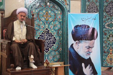 تصاویر / مراسم اربعین حجت الاسلام قوامی فیشانی با حضور نماینده ولی فقیه در استان قزوین