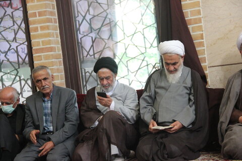 تصاویر / مراسم اربعین حجت الاسلام قوامی فیشانی با حضور نماینده ولی فقیه در استان قزوین