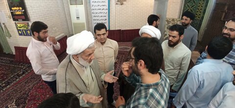تصاویر / درس اخلاق طلاب مدارس علمیه استان قزوین