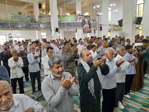 تصاویر/ آیین عبادی سیاسی نماز جمعه در آبدان