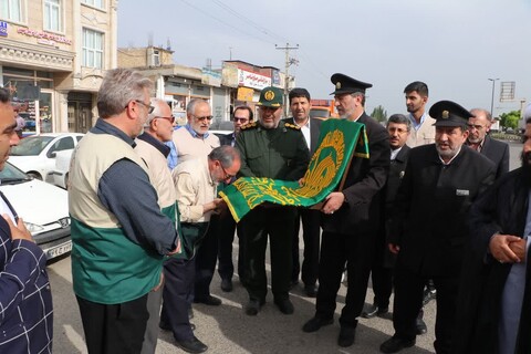 تصاویر/ حضور کاروان زیر سایه خورشید در شهرستان میاندوآب