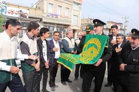 تصاویر/ حضور کاروان زیر سایه خورشید در شهرستان میاندوآب