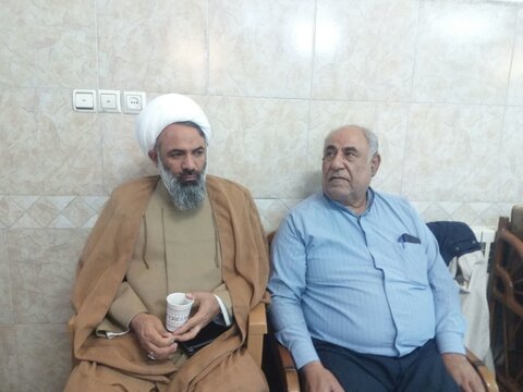 تصاویر / مراسم دهه کرامت در بیت مرحوم آیت الله باریک بین