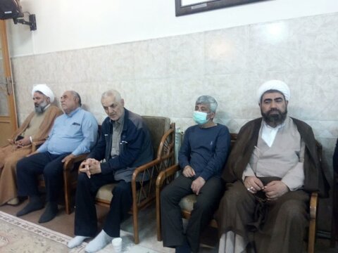 تصاویر / مراسم دهه کرامت در بیت مرحوم آیت الله باریک بین
